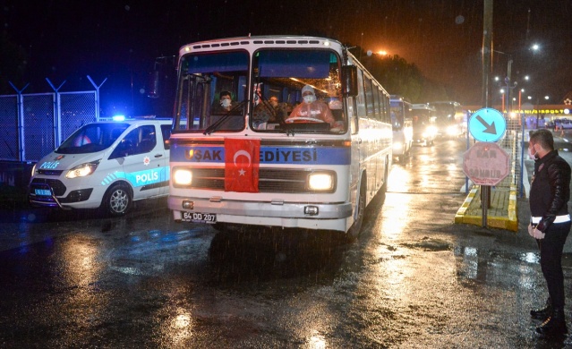 KKTC'den gelen 130 kişi Uşak'ta karantinaya alındı 4