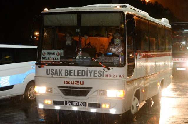 KKTC'den gelen 130 kişi Uşak'ta karantinaya alındı 2