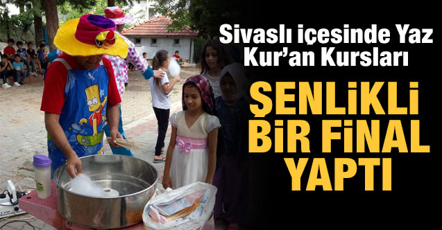 Sivaslı içesinde Yaz Kur’an Kursları şenlikli bir final yaptı