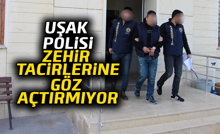 Uşak’ta uyuşturucu operasyonu, 7 gözaltı