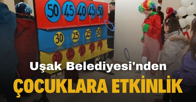 Uşak Belediyesi Değerler Eğitimi konusu ile çocuklara etkinlik düzenledi