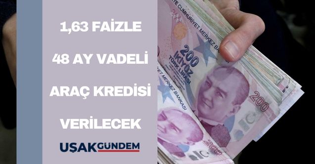 Halkbank'tan sıfır araç kredisi! 32 liradan başlayan taksitlerle 1,63 faiz ve 48 ay vadeli araç kredisi verilecek
