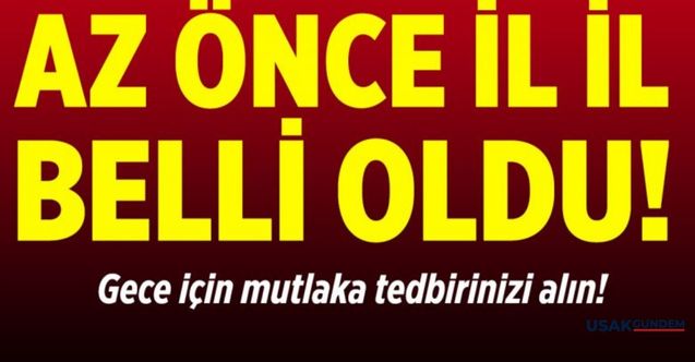 Meteoroloji'den o bölgeler için önemli uyarı! O illerde Pazartesi günü okullar tatil edilebilir