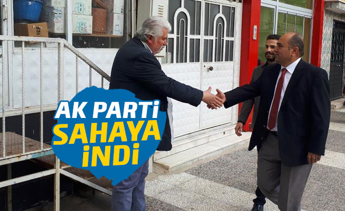 AK Parti Uşak sahaya indi