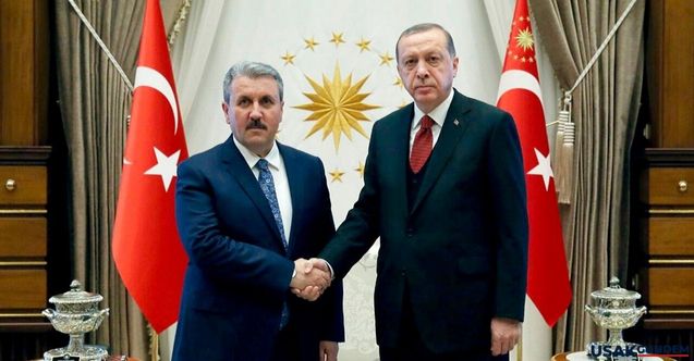 Cumhurbaşkanı Erdoğan ve Destici'nin görüşmesi sona erdi! İşte açıklamalar