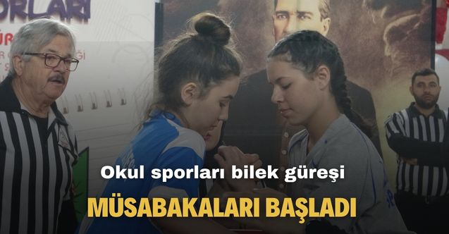 Okul sporları bilek güreşi müsabakalarına Uşak'tan da katılım sağlanacak
