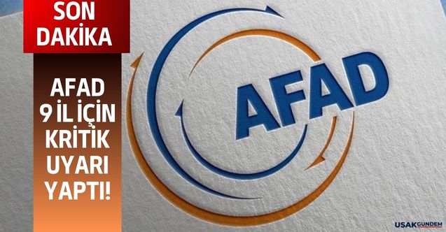 AFAD telefonlara mesaj gönderdi! Yeni uyarı yapıldı 9 şehirde yarın çok kuvvetli gelecek