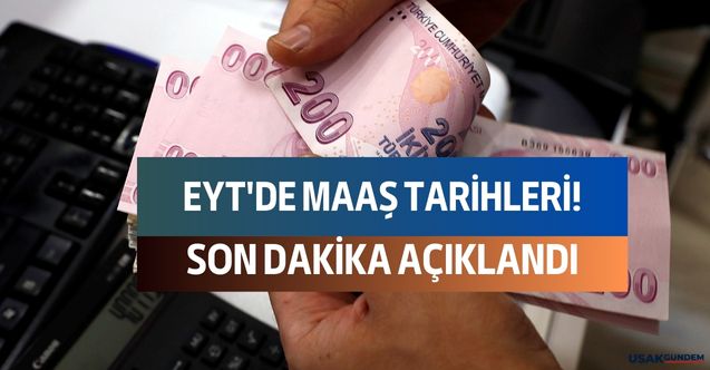 EYT'de maaşlar sarkacak mı? Çalışma Bakanı Vedat Bilgin maaş tarihlerini tek tek açıkladı