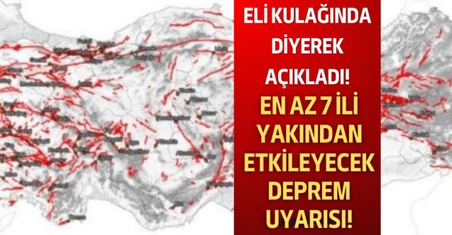 En az 7 ili yakından etkileyecek Yedisu Fay Zonu için deprem uyarısı geldi! Eli kulağında diyerek açıklandı