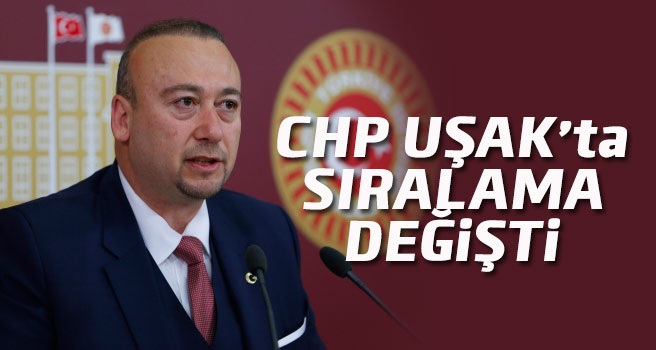 CHP Uşak'ta milletvekili adayı sıralaması değişti