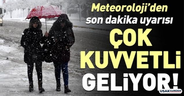 Meteoroloji'den son dakika uyarısı! 58 saat boyunca hiç durmadan devam edecek