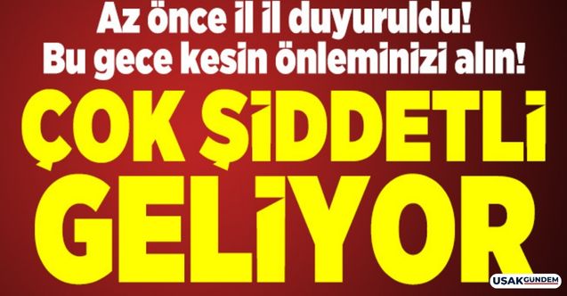 MGM'den 21 il için sabah saatlerinde sarı kodlu uyarı! Listede İstanbul, Ankara, İzmir'de var