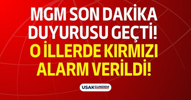 Nisan Mart'ı geride bıraktı beklenen bahar rötar yaptı! MGM'den o illere sağanak yağış, kar yağışı ve sel uyarısı