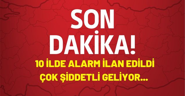 Baharı beklerken kış geri döndü! 09.00'dan sonra başlayacak sel fırtına gök gürültülü sağanak hayatı felç edecek