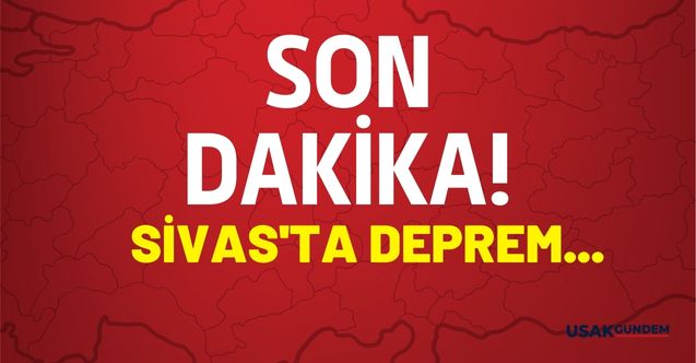 Sivas 4.3 şiddetinde depremle sarsıldı