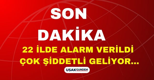 Kış geri dönüyor! MGM ve AFAD peş peşe meteorolojik alarm uyarısı yayımladı 08.00'de başlayacak sağanak yağış sel olacak