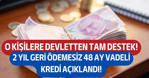 Devletten tam destek çıktı! O kişiler 150 bin liralık krediyi 2 yıl geri ödemesiz 48 ay vadeli olarak alacak