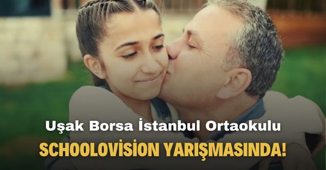 Uşak Borsa İstanbul Ortaokulu Schoolovision yarışmasında depremzedeleri unutturmayacak!