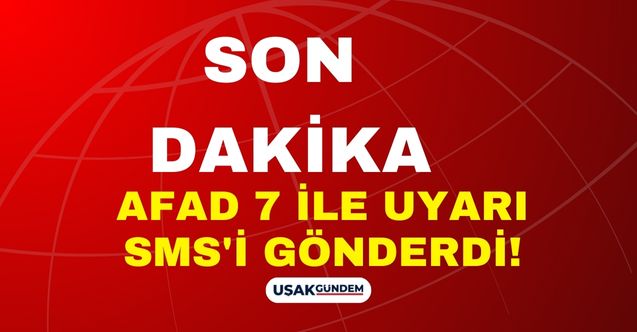 AFAD riski yükselen 7 şehre son dakika kritik uyarı mesajı gönderdi! Bu şehirlerde yaşayanlar hemen önleminizi alın