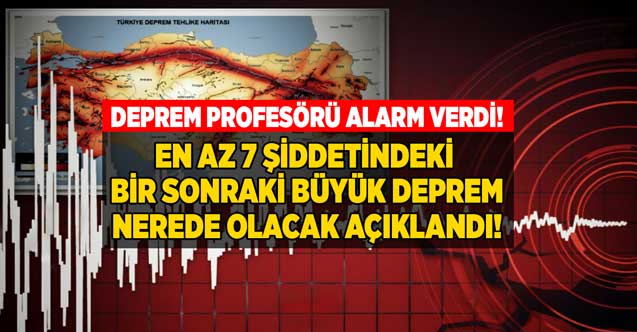 Deprem Profesörü Bingöl en az 7 şiddetinde olacak diyerek bir sonraki büyük deprem nerede olacak açıkladı