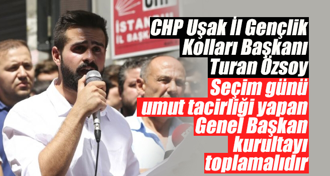 CHP'de gençler değişim istiyor