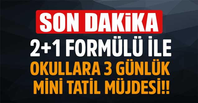 Bakan Özer TRT canlı yayınında az önce açıkladı! 2+1 formülü ile tüm okullara son dakika 3 günlük mini tatil müjdesi geldi