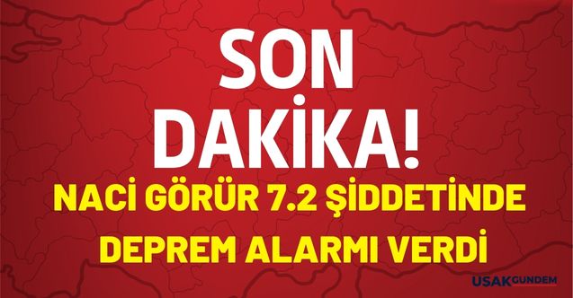 Büyük deprem geliyor! Naci Görür 7.2 şiddetinde depremin vuracağı ili açıkladı fay kırılmaya hazır bekliyor