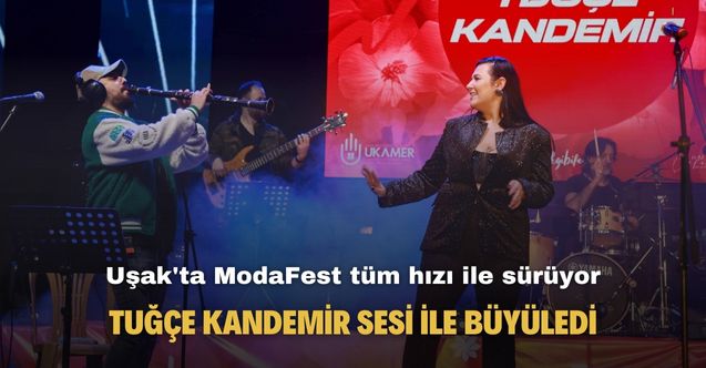 Uşak'ta ModaFest hız kesmeden devam ediyor