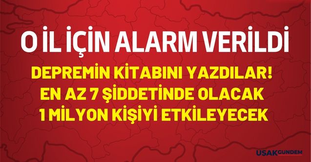 Herkes İstanbul'u bekliyor ama asıl büyük deprem o bölgede olacak! Depremin kitabını yazdılar 7 şiddetinde deprem 1 milyon kişiyi etkileyecek