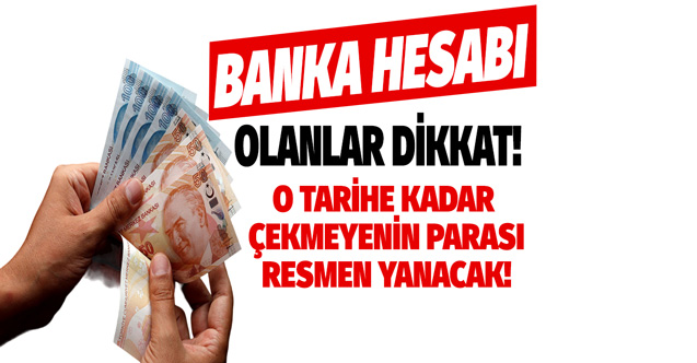 Ziraat Bankası ING Bank Halkbank TEB Yapı Kredi! Bankada parası olanlar hemen kontrol etsin çekmeyenin parası resmen yanacak