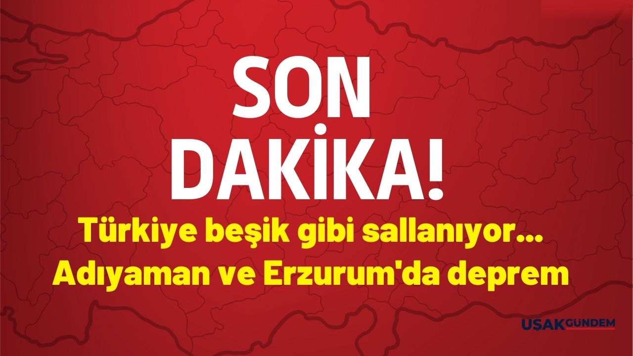 Türkiye beşik gibi sallanıyor! Erzurum ve Adıyaman'a peş peşe depremler...