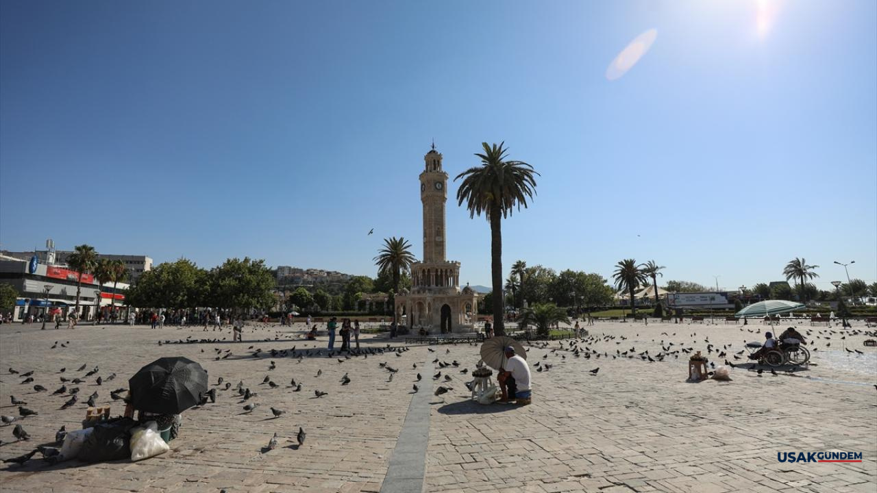 İzmir'de sıcaklık rekoru kırıldı! En yüksek sıcaklık 43.2 derece kaydedildi