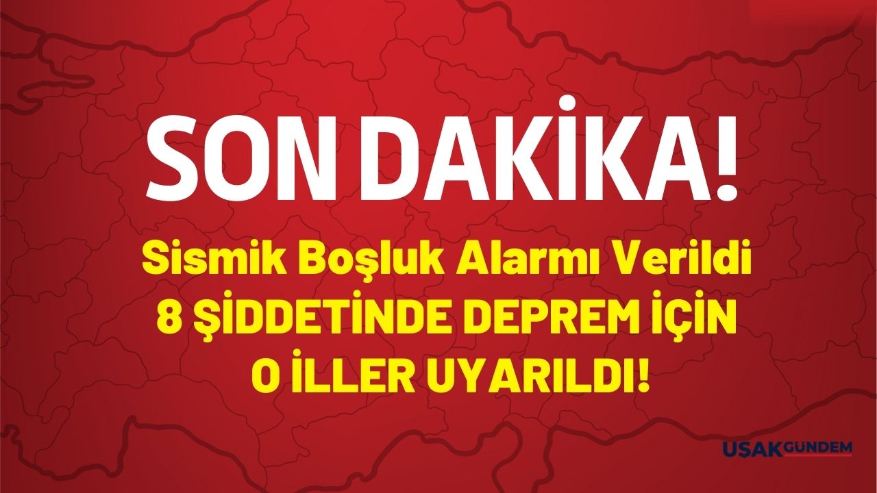 Sismik boşluk alarmı verildi! Deprem kahini 8.0 şiddetinde olur diyerek o illeri işaret etti