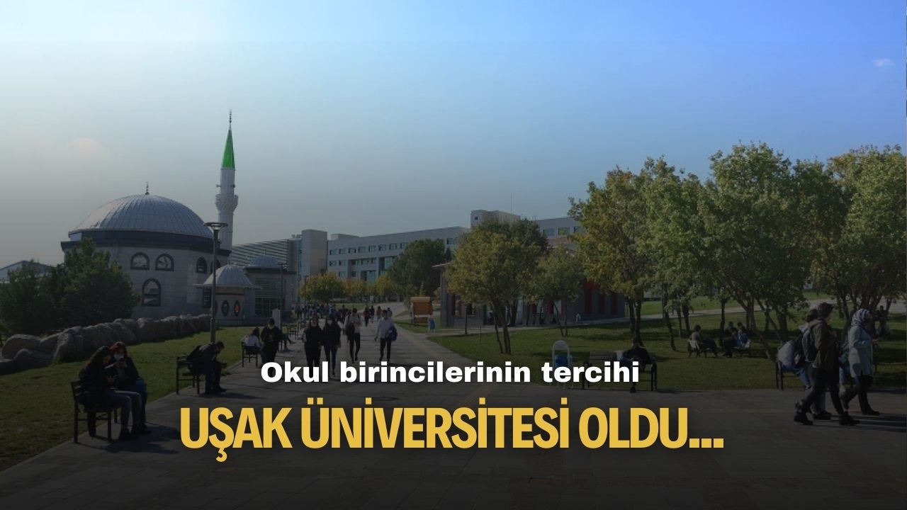 Okul birincilerinin tercihi Uşak Üniversitesi oldu