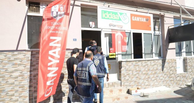 Uşak'ta yasadışı bahis operasyonu