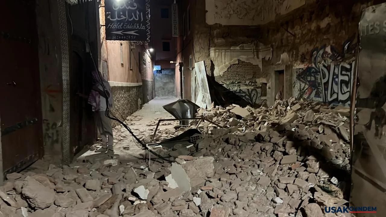 Fas depremin ardından son durumu açıkladı! Depremde kaç kişi öldü açıklandı