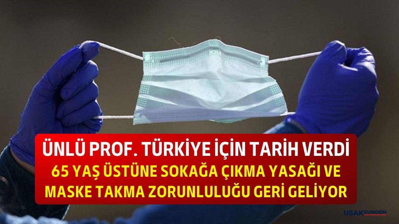 Türkiye'de Eris alarm verildi! 65 yaş üstüne sokağa çıkma yasağı ve maske takma zorunluluğu geri dönüyor