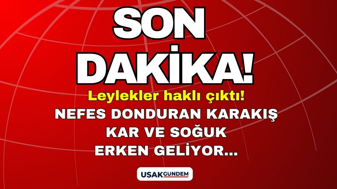 Leylekler haklı çıktı nefes donduran karakış kar ve soğuk erken geliyor!