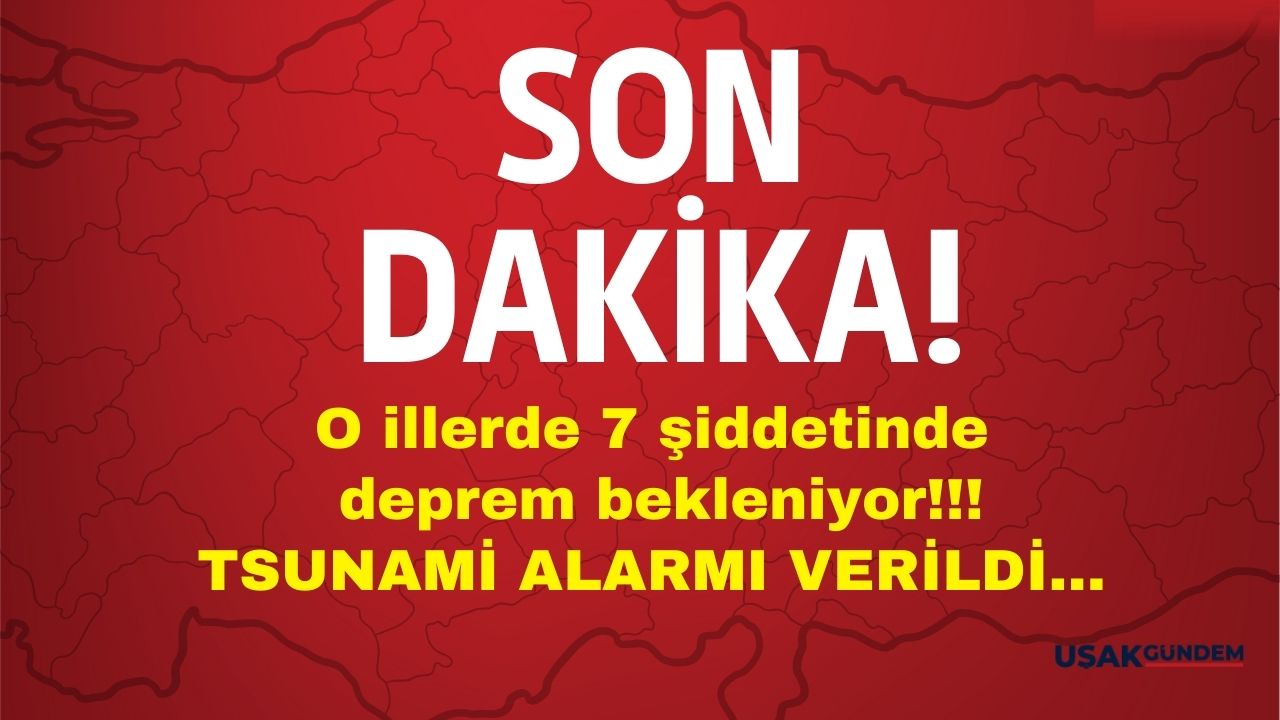 Ahmet Ercan'dan yeni deprem tahmini! O illerde 7 şiddetinde deprem bekleniyor tsunami alarmı verildi