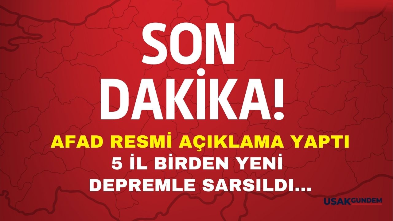 AFAD son dakika depremi duyurdu Hatay Gaziantep Osmaniye Kahramanmaraş Adıyaman sallandı