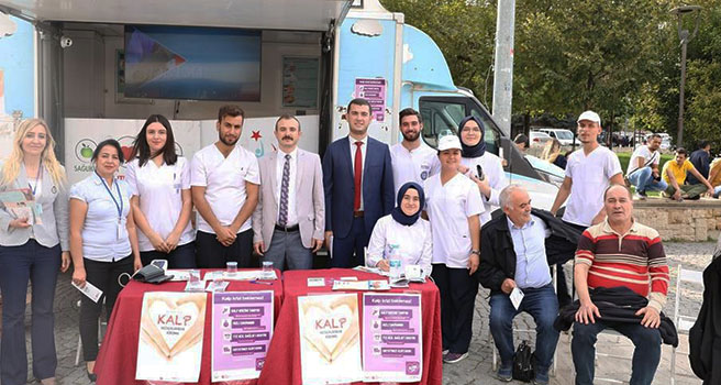 Dünya Kalp Günü Stantı Kuruldu