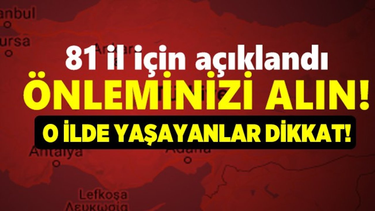 Bu sabah 06.00’da başladı! Yarın sabah 06.00’ya kadar kabusu yaşatacak
