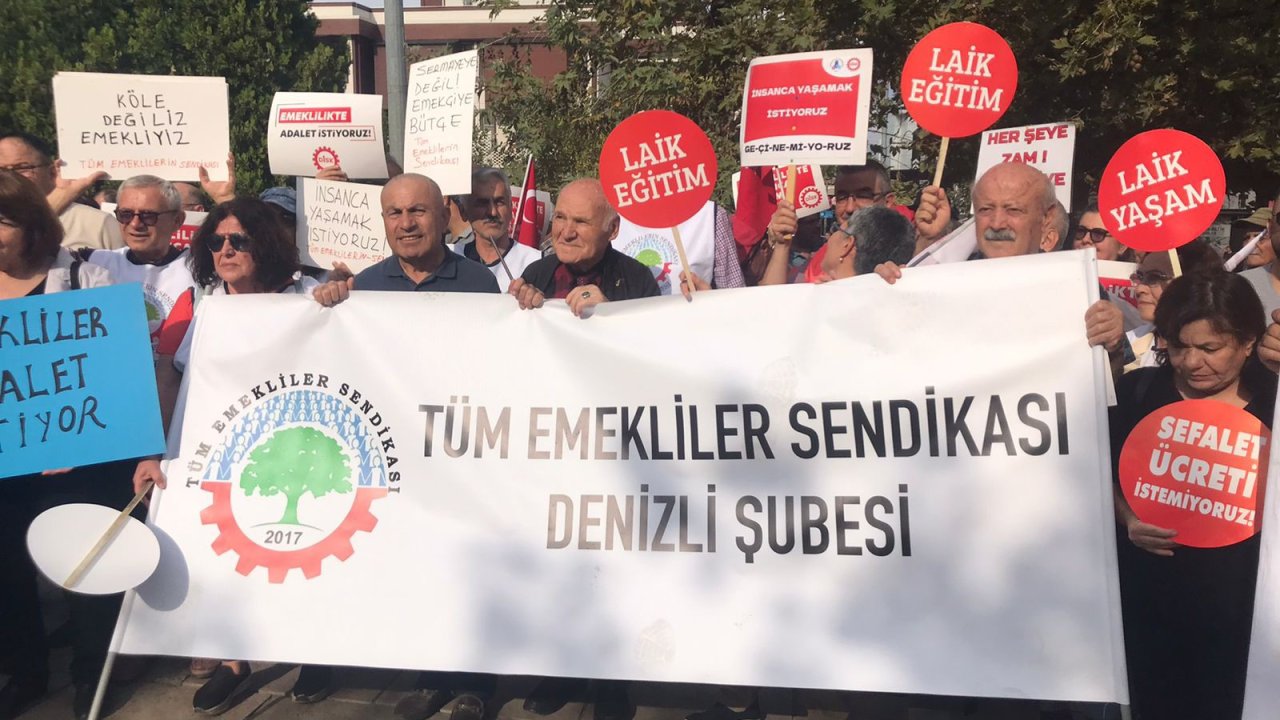 Emeklilerin 5 bin TL seyyanen zam yürüyüşüne Başkan Coşkun'dan destek