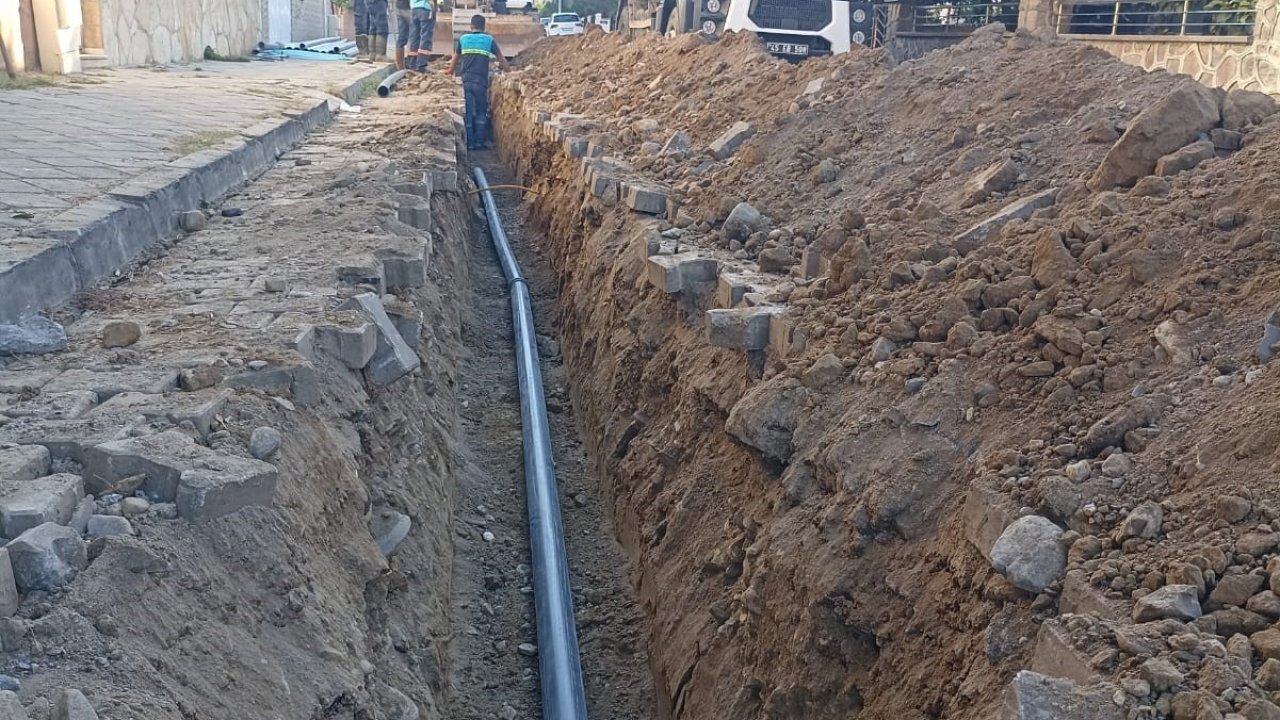 Manisa Salihli'de içme suyu hattında yer değişikliği