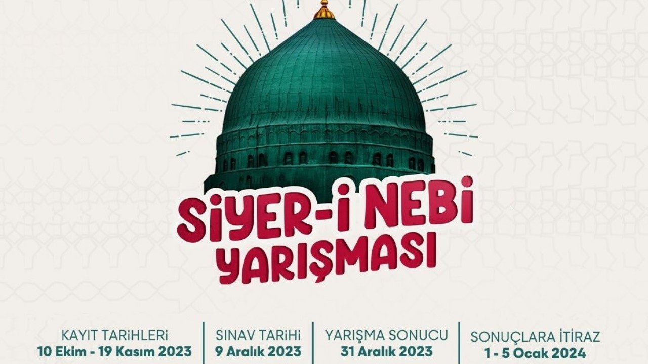 Kütahya'da 12 bin TL para ödüllü Siyer-İ Nebi yarışması başvuruları başladı