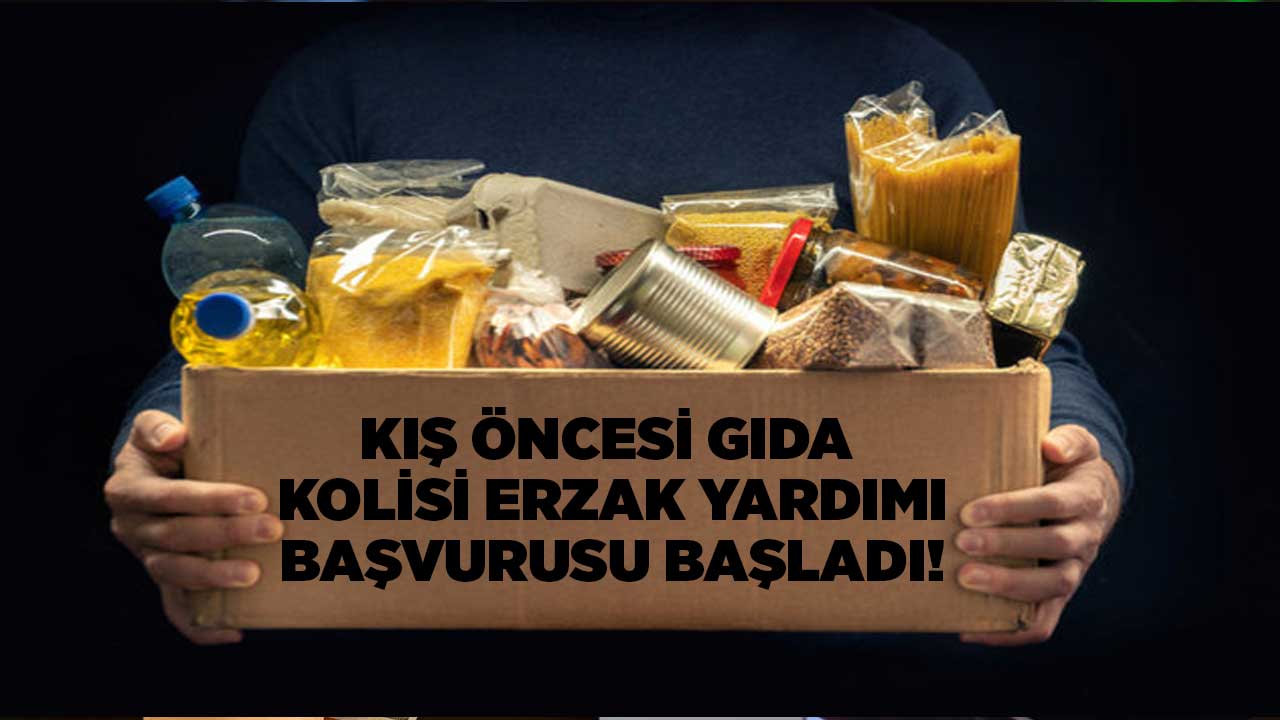 Kış öncesi başvuran alacak! Belediyeler erzak gıda yardımı kolisi dağıtıyor