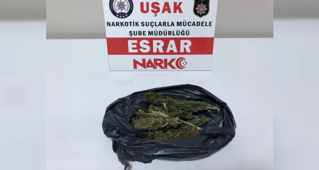 Uşak’ta uyuşturucu operasyonu; 23 gözaltı