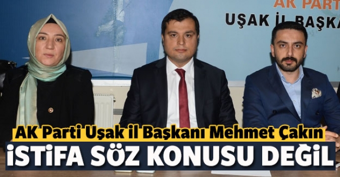 Uşak Belediye Başkanı Cahan'ın istifa ettiği iddiası