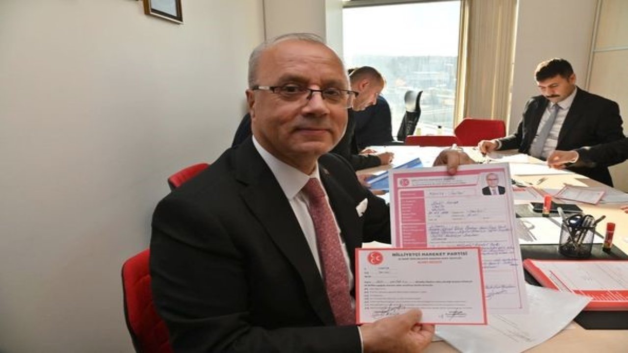 Salihli Belediye Başkanı Kaya 3. dönem için MHP'den adaylık başvurusu yaptı