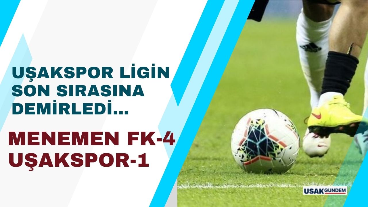 Uşakspor'a tek gol yetmedi deplasmanda 3 puanı yine kaybetti